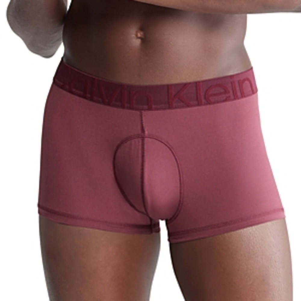 Calvin Klein Modern Shift Microfiber Boxer Brief Size L Maroon